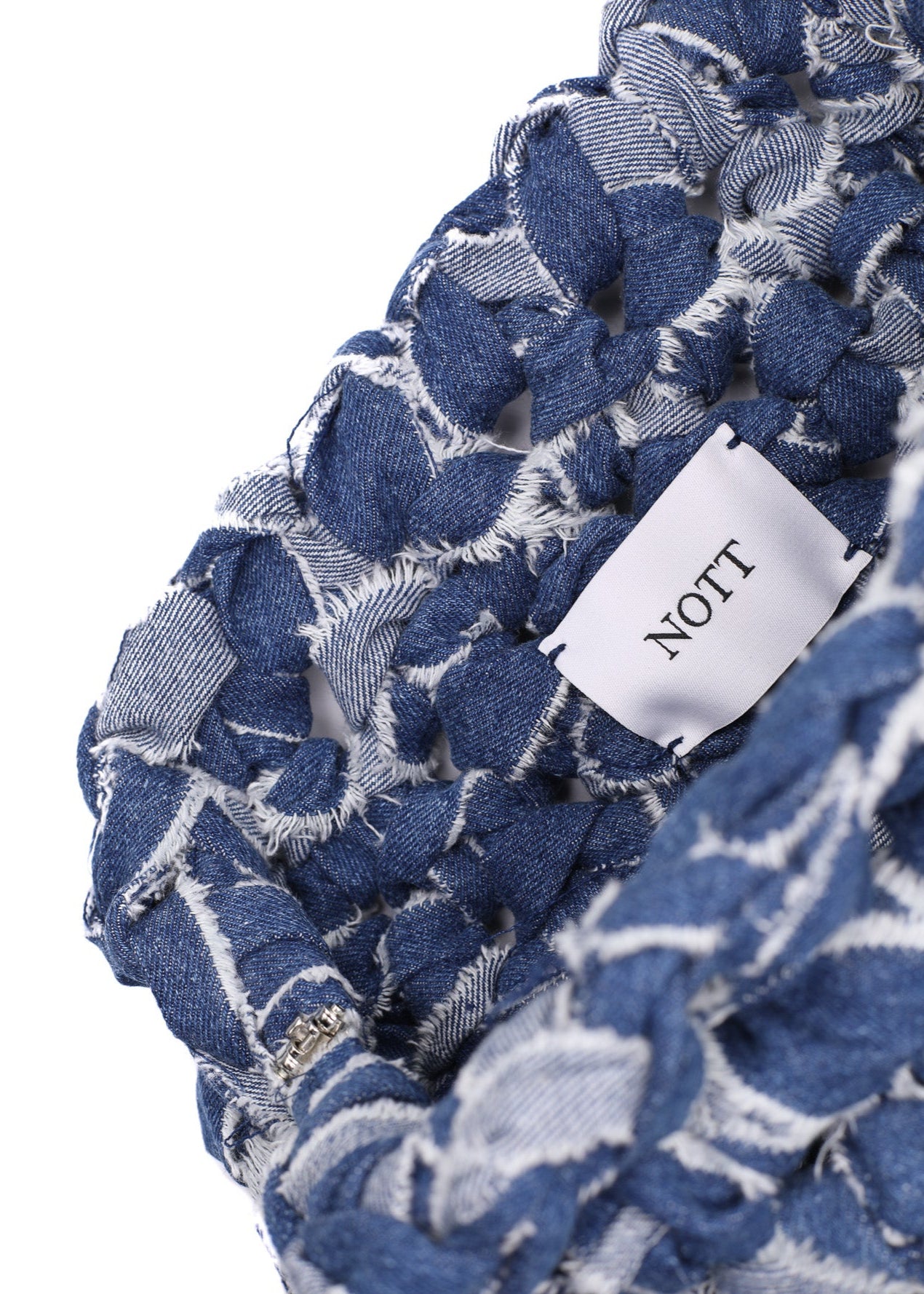 NOTT denim clutch