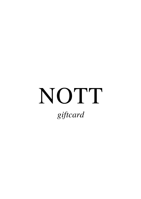 NOTT giftcard