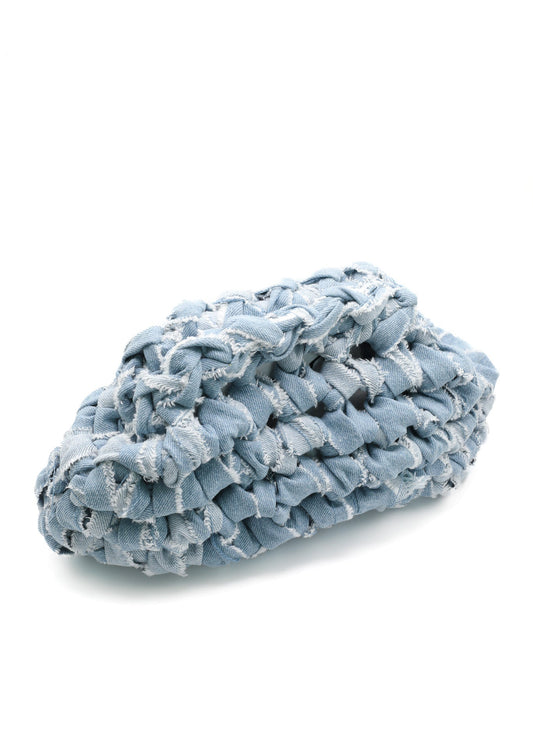 NOTT denim clutch