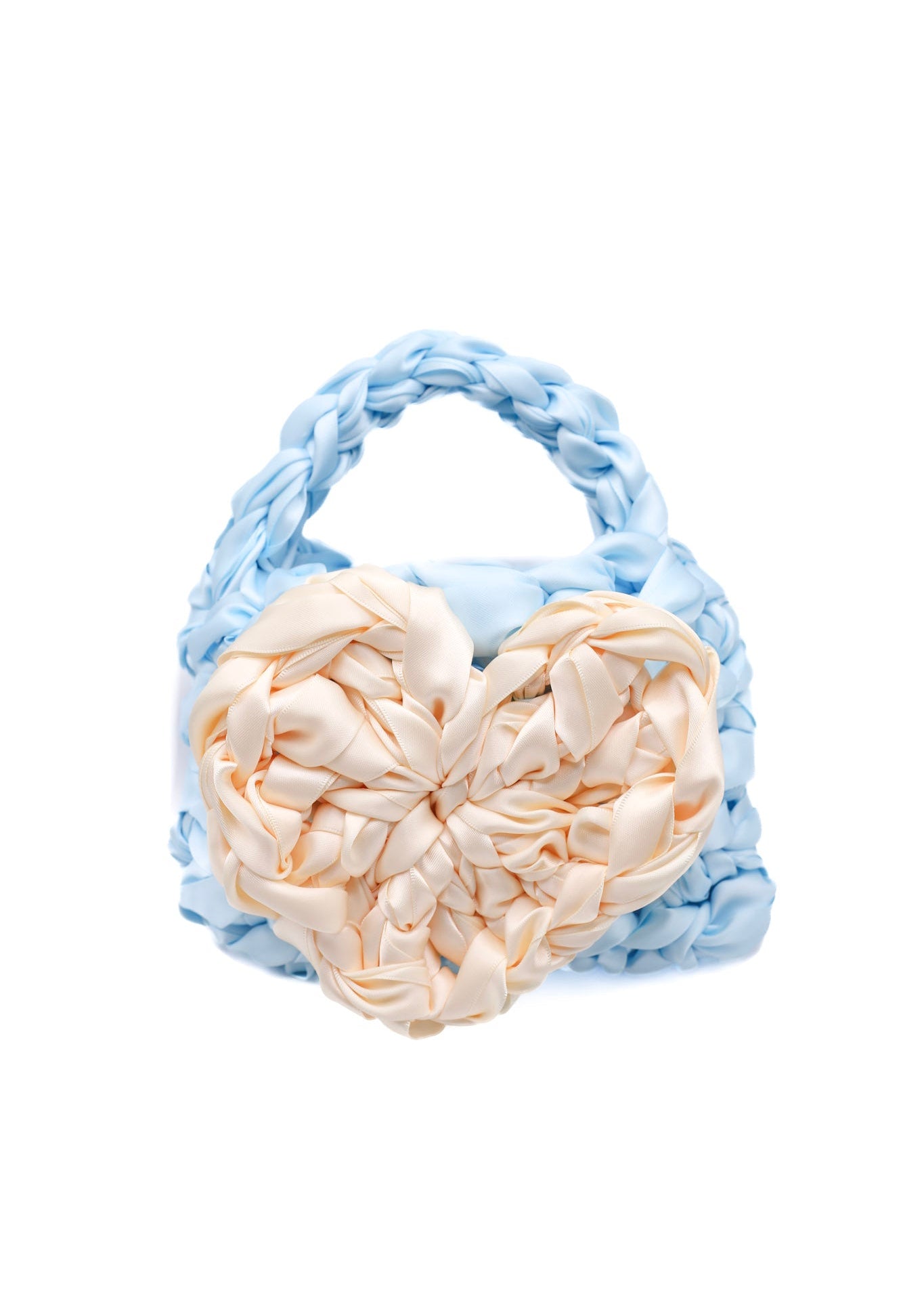 NOTTie mini LOVE ivory light blue/ivory white