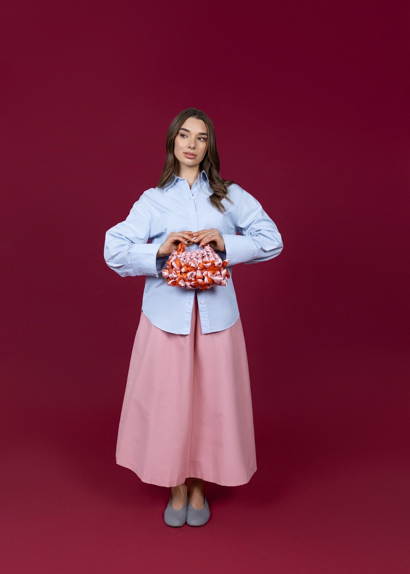 NOTT organza pink and orange